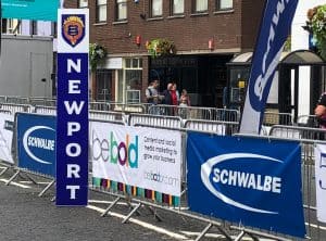 The Be Bold Banner on show at the Newport Nocturne